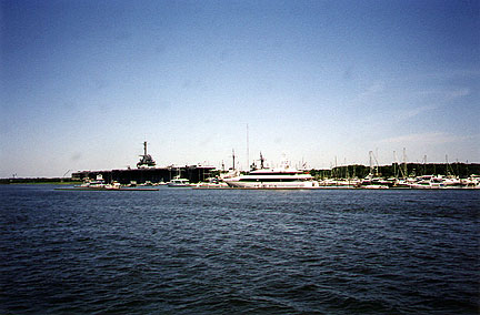 The aircraft carrier Yorktown