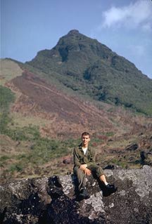 Jerry Long on Mt. Pinatubo.